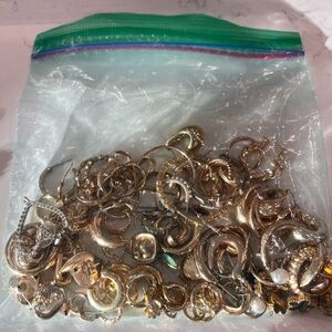 Assorted single earring lot